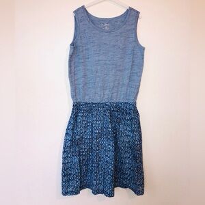L.L. Bean Blue Casual Kids Dress Pre-Owned Excellent condition